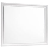Coaster Barzini Rectangle Dresser Mirror White Model 205894